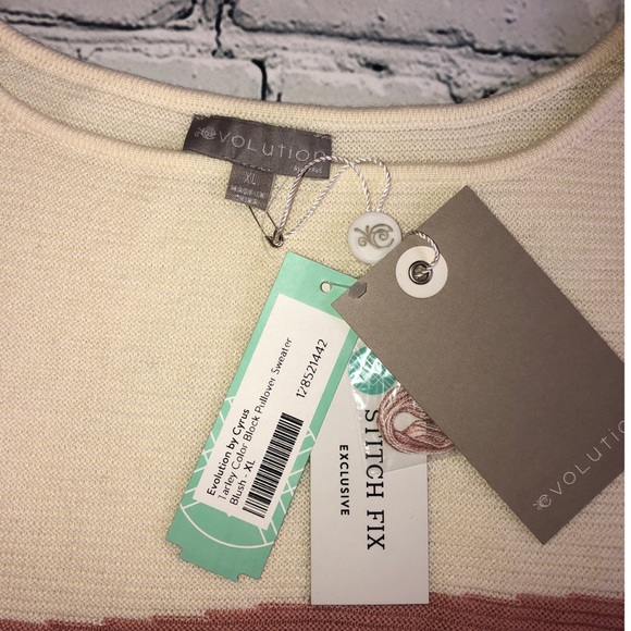 EVOLUTION By Cyrus multicolor sweater - Picture 5 of 5